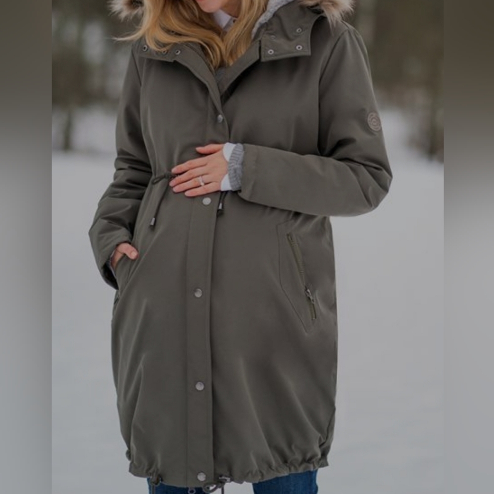 Seraphine Kaki 3 in 1 Maternity Parka